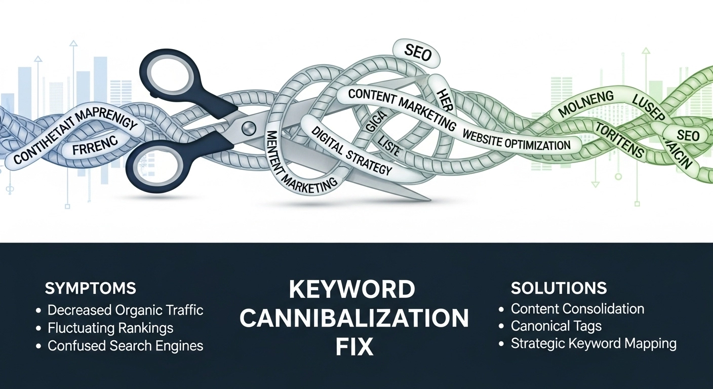 Keyword cannibalization fix