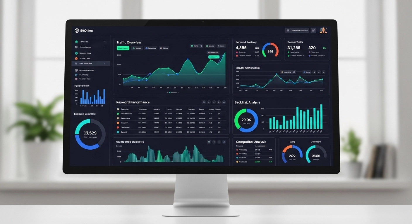 SEO reporting dashboard