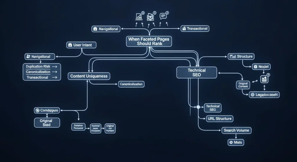 When Faceted Pages Should Rank
