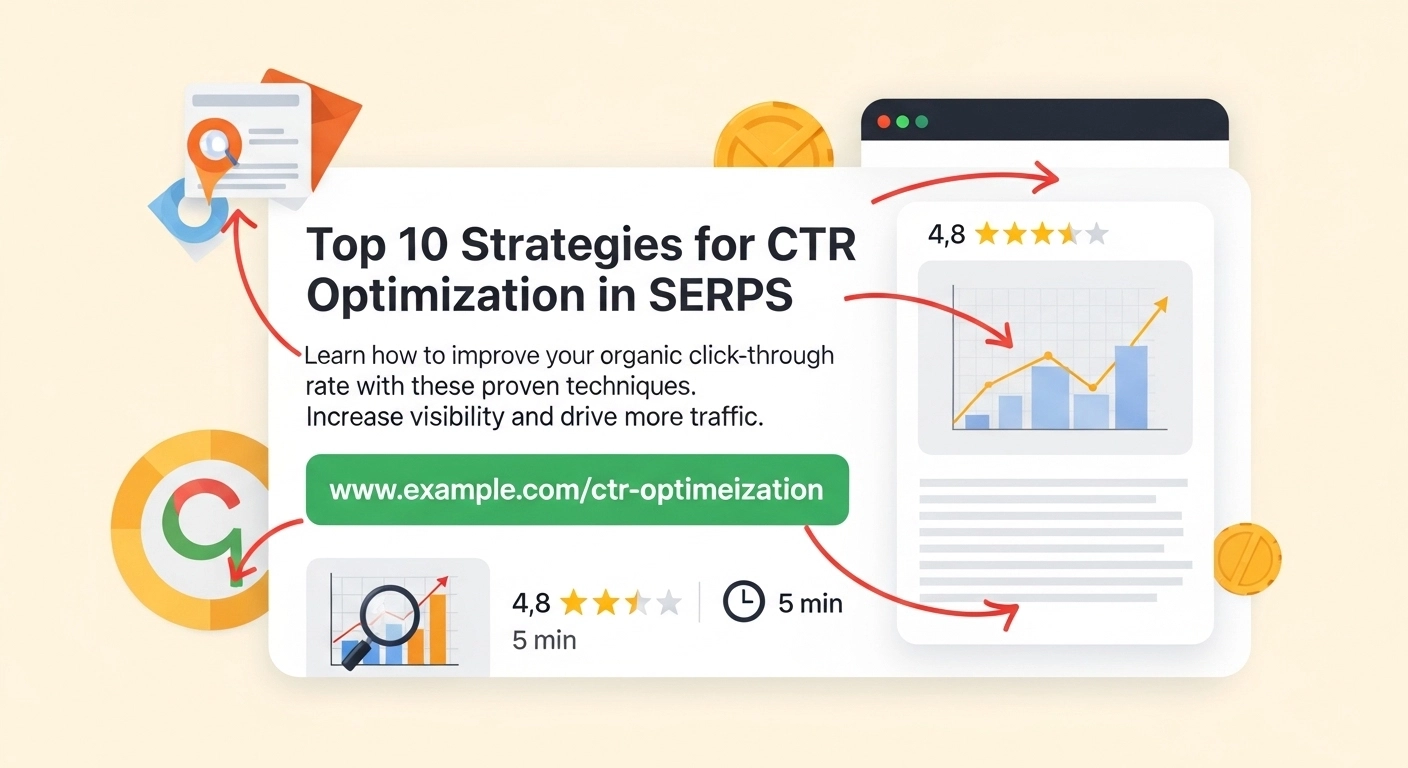 CTR optimization in SERPs