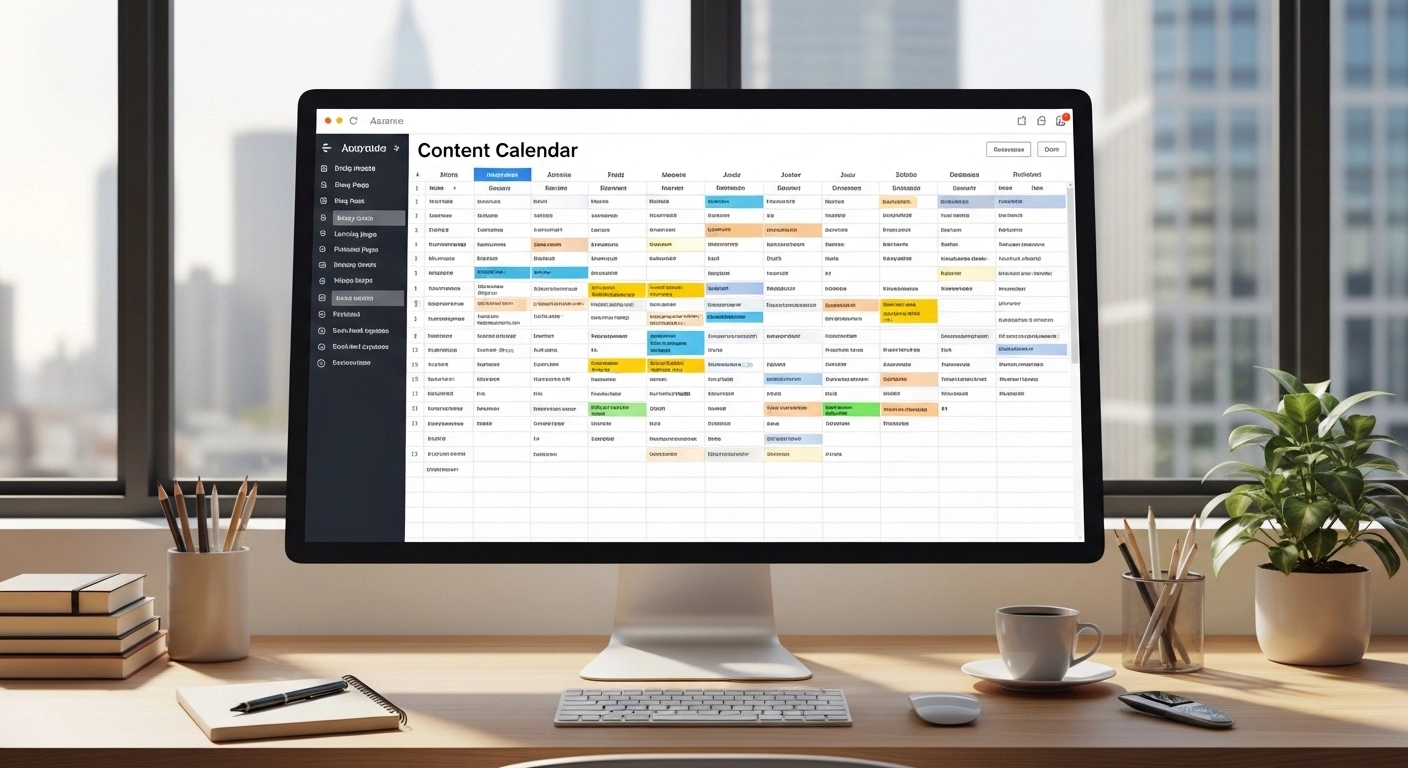 Content calendar for SEO