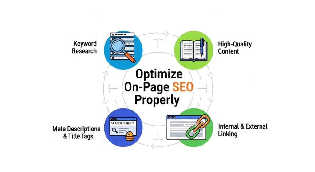 4. Optimize On-Page SEO Properly