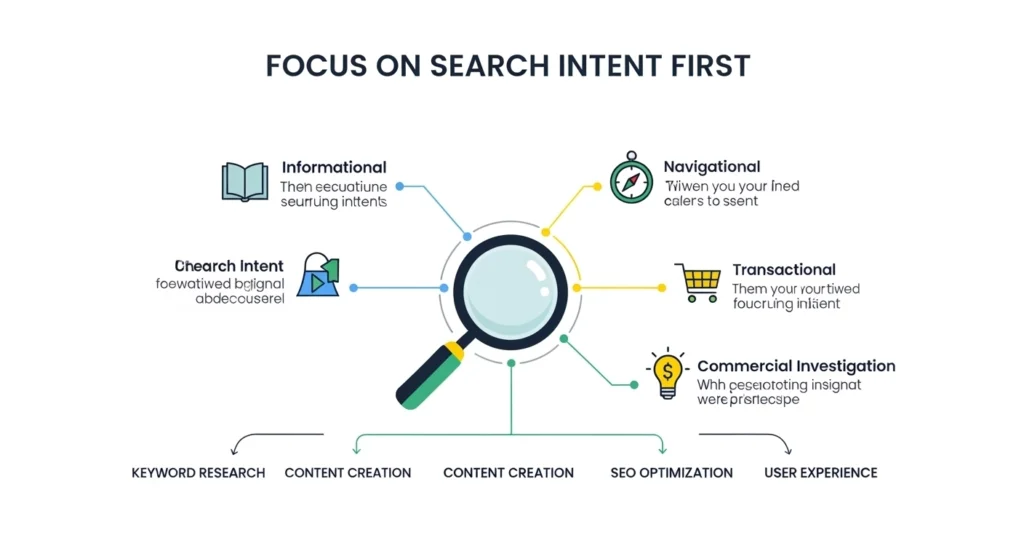 1. Focus on Search Intent First