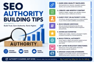 SEO authority building tips